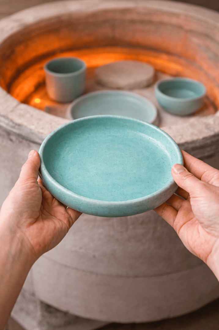 How to Make Ceramic Plates Without a Wheel using slab techniques. (By Hand at Home)