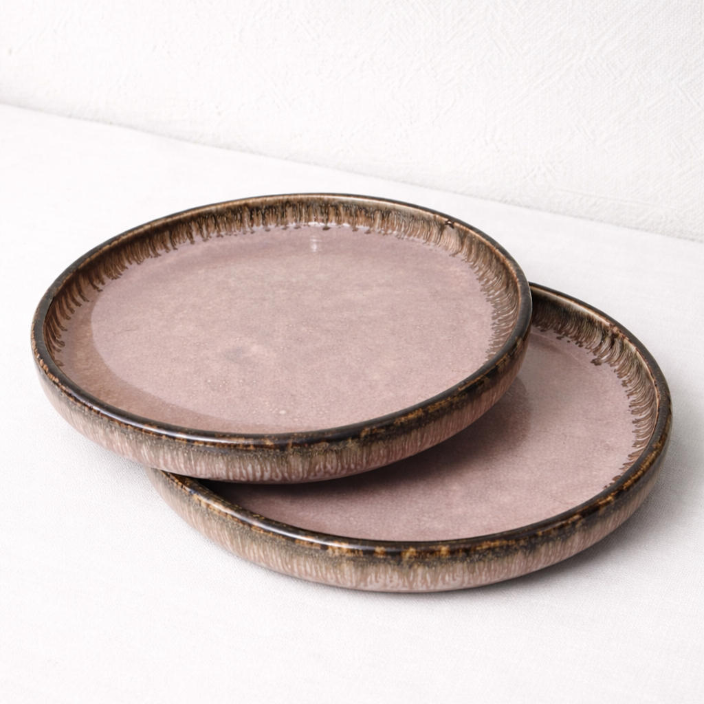 Guava Pink Dinner Plate - Orchard Collection (Set of 2)